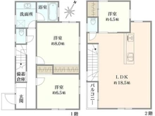 【東京都/狛江市猪方】狛江市猪方3丁目　売地2 建物参考プラン