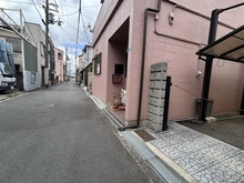 【大阪府/大阪市東成区東今里】大阪市東成区東今里3丁目　古家付き土地 前面道路