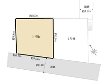 【東京都/府中市紅葉丘】府中市紅葉丘二丁目　1号地 区画図