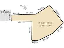 【神奈川県/横浜市旭区川井本町】旭区川井本町　土地 区画図