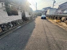 【兵庫県/川西市清和台東】川西市清和台東二丁目　売土地 前面道路