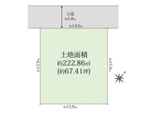 【兵庫県/川西市清和台東】川西市清和台東二丁目　売土地 区画図