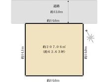 【神奈川県/横浜市青葉区美しが丘西】青葉区美しが丘西3丁目　売地 区画図