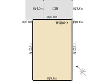 【東京都/文京区大塚】文京区大塚三丁目売地 区画図