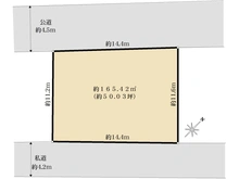 【千葉県/市川市宮久保】市川市宮久保六丁目　売地 区画図