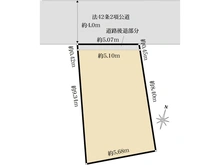 【東京都/目黒区目黒】目黒区目黒4丁目　建築条件付き売地 区画図