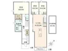【東京都/板橋区赤塚】板橋区赤塚1丁目　売地 建築参考プラン