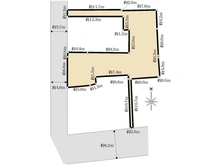 【東京都/中野区南台】中野区南台3丁目　土地 区画図
