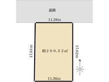 【神奈川県/横浜市青葉区あざみ野南】横浜市青葉区あざみ野南　売地 区画図
