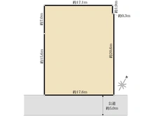 【東京都/八王子市めじろ台】八王子市めじろ台2丁目売地 区画図