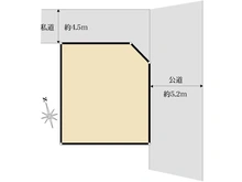 【東京都/小平市小川西町】小平市小川西町5丁目　売地 区画図