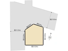 【東京都/八王子市北野台】八王子市北野台3丁目　土地 区画図