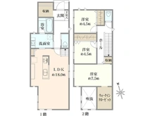 【兵庫県/神戸市東灘区本山北町】東灘区本山北町5丁目　古屋付き土地 建築参考プラン
