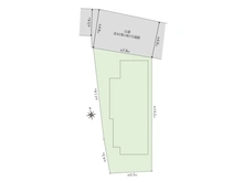 【兵庫県/神戸市東灘区本山北町】東灘区本山北町5丁目　古屋付き土地 区画図