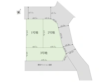 【兵庫県/神戸市東灘区西岡本】東灘区西岡本4丁目　1号地 区画図