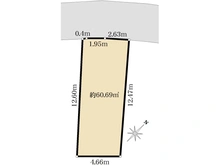 【東京都/足立区興野】足立区興野2丁目　土地 区画図