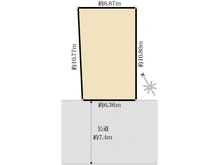【神奈川県/川崎市幸区戸手本町】戸手本町一丁目　建築条件付売地 区画図