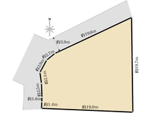 【大阪府/枚方市香里ケ丘】枚方市香里ケ丘四丁目古家付土地 区画図