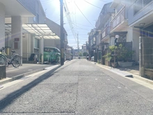 【大阪府/高槻市栄町】高槻市栄町四丁目　売土地 前面道路