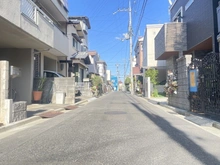 【大阪府/高槻市栄町】高槻市栄町四丁目　売土地 前面道路