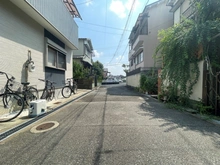 【大阪府/枚方市釈尊寺町】枚方市釈尊寺町　売地 前面道路
