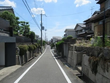 【大阪府/高槻市安岡寺町】高槻市安岡寺町2丁目　売土地 前面道路