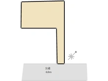 【埼玉県/新座市池田】新座市池田4丁目古家付土地 区画図