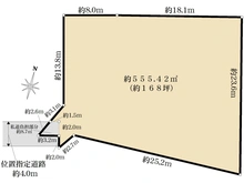 【東京都/練馬区大泉学園町】練馬区大泉学園町5丁目土地 区画図