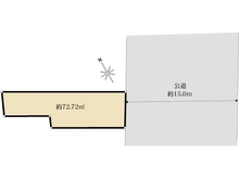 【東京都/台東区浅草】台東区浅草5丁目　土地 区画図