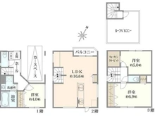 【東京都/調布市上石原】調布市上石原3丁目　売地　B区画 参考プラン