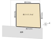 【東京都/日野市日野台】日野市日野台2丁目　売地 区画図