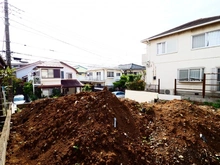 【神奈川県/横浜市青葉区新石川】横浜市青葉区新石川4丁目　土地 現地