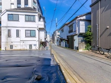 【東京都/品川区中延】品川区中延四丁目　売地 前面道路
