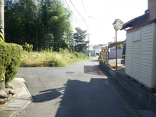 【岐阜県/各務原市前渡東町】各務原市前渡東町9丁目 土地 前面道路:北側より撮影