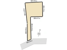 【神奈川県/横浜市磯子区上町】磯子区上町　売地 区画図