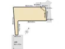 【埼玉県/戸田市川岸】埼玉県戸田市川岸1丁目　売地 区画図