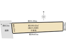 【京都府/京都市東山区本町8丁目】京都市東山区本町八丁目　土地 区画図