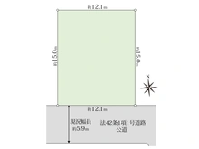 【兵庫県/神戸市垂水区神陵台】神戸市垂水区神陵台九丁目　売土地 区画図