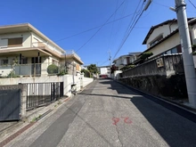 【大阪府/堺市南区鴨谷台】堺市南区鴨谷台一丁　古家付土地 前面道路