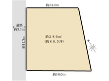 【三重県/鈴鹿市江島町】  三重県鈴鹿市江島町 区画図