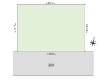 【埼玉県/草加市弁天】草加市弁天四丁目　土地 区画図