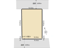 【千葉県/習志野市実籾】習志野市実籾五丁目　売地 区画図
