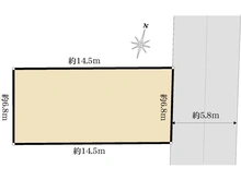 【埼玉県/さいたま市浦和区北浦和】さいたま市浦和区北浦和1丁目　売地 区画図