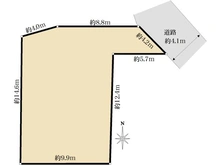 【東京都/大田区南馬込】大田区南馬込3丁目　売地 区画図