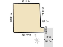 【埼玉県/さいたま市北区土呂町】さいたま市北区土呂町2丁目売地 区画図