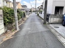 【千葉県/松戸市三矢小台】松戸市三矢小台2丁目　売地 前面道路