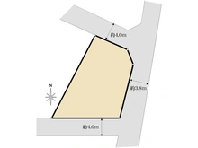 【東京都/小平市鈴木町】小平市鈴木町1丁目　土地 区画図