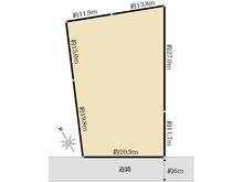 【埼玉県/北足立郡伊奈町西小針】埼玉県北足立郡伊奈町西小針2丁目　土地 区画図