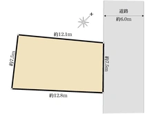 【埼玉県/蕨市錦町】蕨市錦町5丁目　土地 区画図