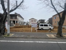 【千葉県/松戸市常盤平西窪町】松戸市常盤平西窪町／B区画 現地：全3区画／B区画 真ん中